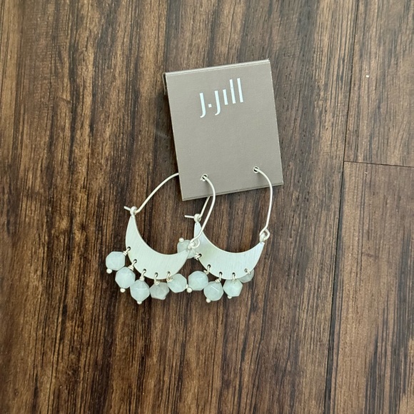 J.jill spring pastel beaded hoop earring - Picture 1 of 11